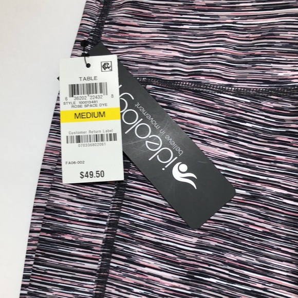 Ideology Workout Pants Rose Space Dye Medium - Picture 3 of 10